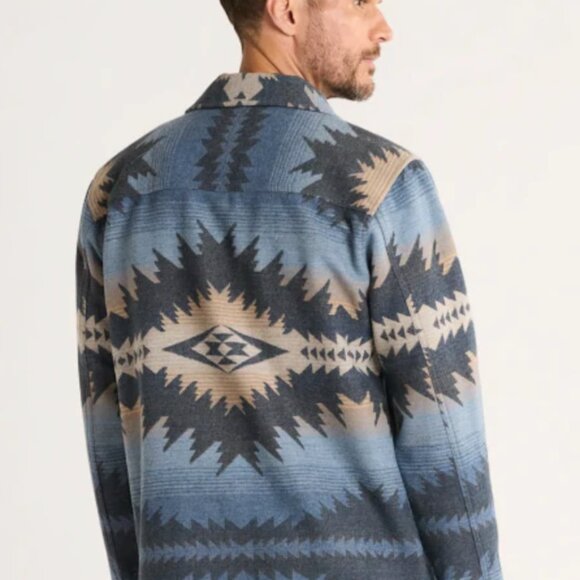NWT Pendleton 2025 Mens Limited Sunset Pass Rare Aztec Conway Chore Jacket Large - Picture 4 of 6